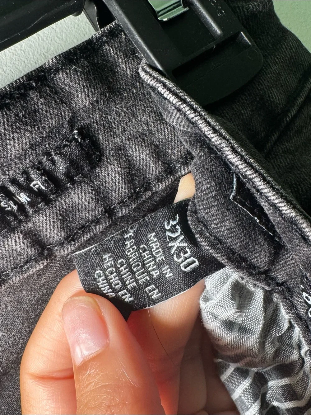 Kenneth Cole Black Skinny Jeans